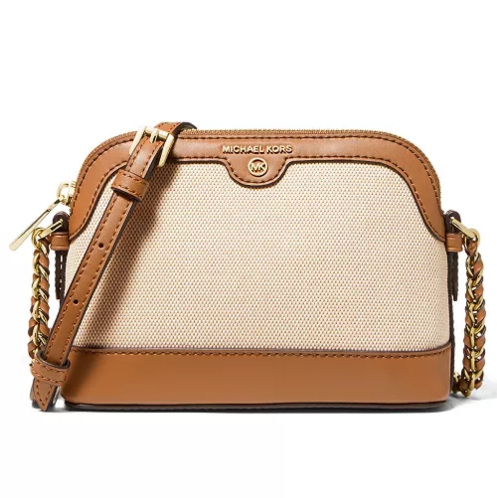 MICHAEL MICHAEL KORS Jet Set Charm XS Dome Crossbody color: natural